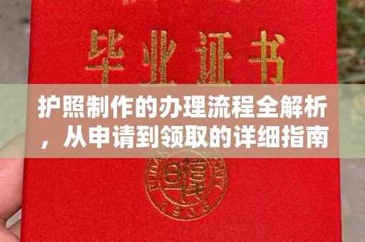 应城护照制作的办理流程全解析，从申请到领取的详细指南